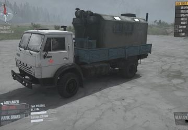 КамАЗ-4325 (4х2)версия 1.1 для Spintires: MudRunner (v10.06.19)