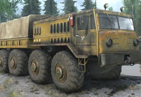 МАЗ Ретекстурверсия v1.0 для Spintires: MudRunner (vВсе версии)