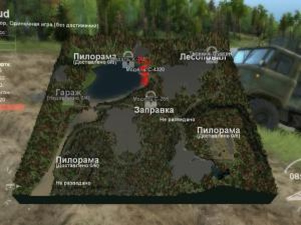 Карта «MUD»версия 02 для SpinTires (v03.03.16)