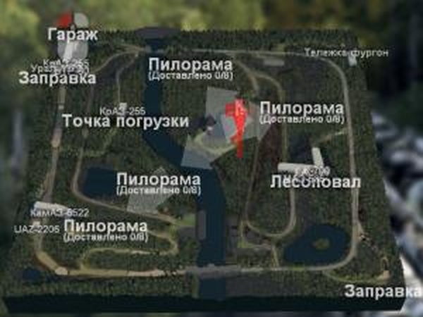 Карта «Два берега»версия 1.0 для SpinTires (v03.03.16)