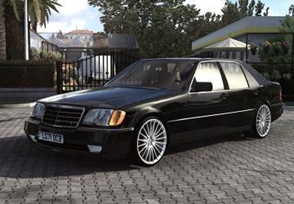 Mercedes S600 W140версия 2.4 для Euro Truck Simulator 2 (v1.46.x)