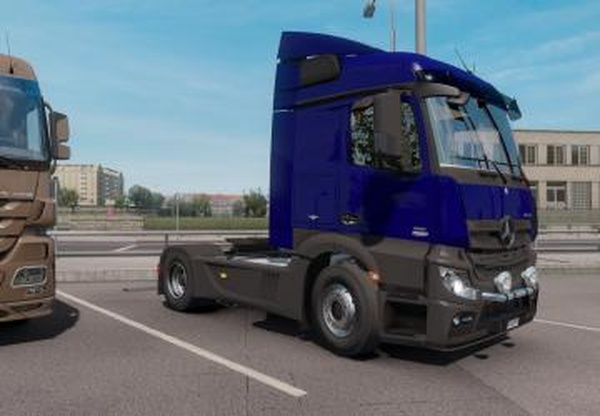 Mercedes-Benz Actros MP4 fixверсия 1.8.1 для Euro Truck Simulator 2 (v1.46.x)