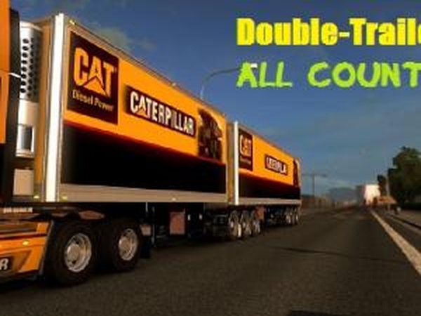 Двойные прицепы без ограниченийверсия 1.0 для American Truck Simulator (v1.28.x)