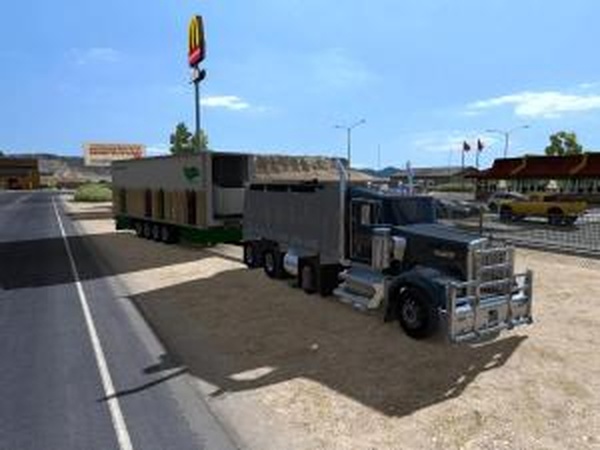 Тандем прицепыверсия 1.0 для American Truck Simulator (v1.6.x, - 1.30.x)