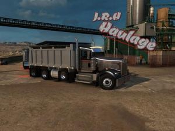Kenworth W900 Cамосвал-Тандемверсия 1.0 для American Truck Simulator (v1.6.x, - 1.30.x)