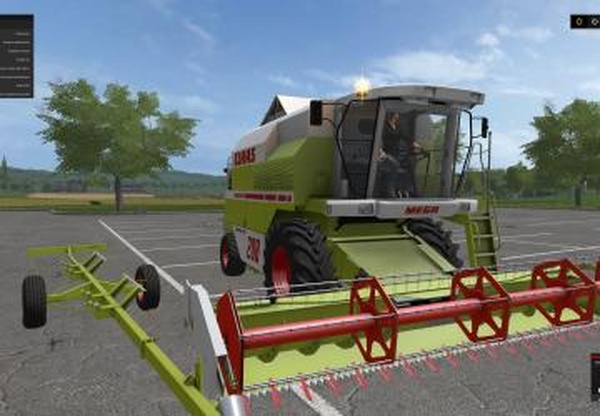 Claas Mega 208 + жаткаверсия 2.0.0.0 для Farming Simulator 2017 (v1.5.3.1)