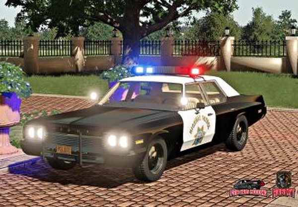 Dodge Monaco Police 1974версия 1.0.0.0 для Farming Simulator 2019 (v1.7.x)