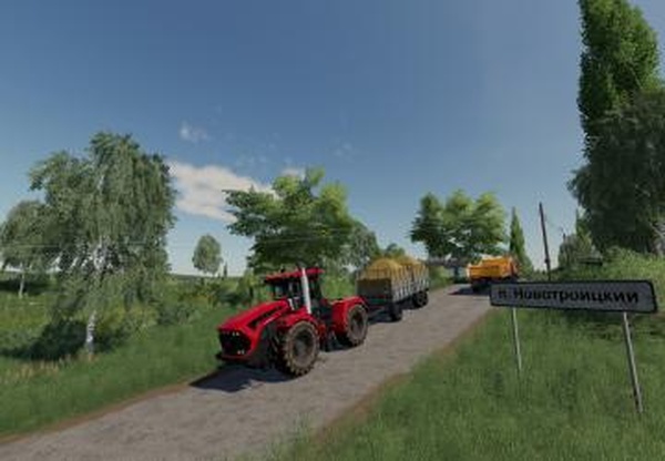 Сеть маршрутов Autodrive для карты «Поселок Новотроицкий»v1.0.0. для Farming Simulator 2019