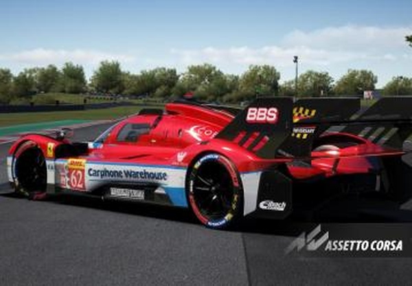 Scuderia Ecosse fictional adaptation for Ferrari 499P by VRCv1.0 для Assetto Corsa