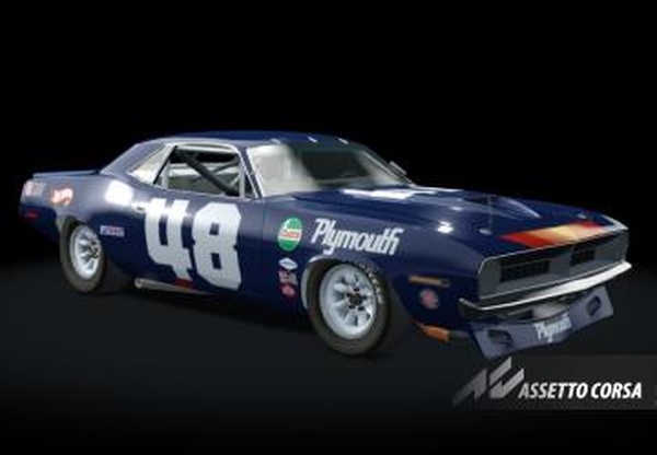 PLymouth AAR Cuda 1970версия 1.0 для Assetto Corsa