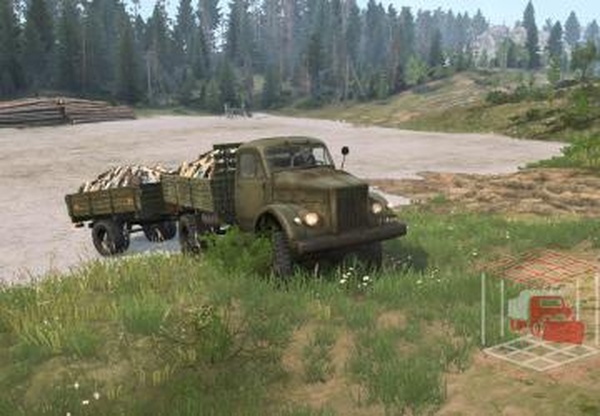 Газ 63П (выдуманная сборка)версия 1.0 для Spintires: MudRunner (v10.06.19)