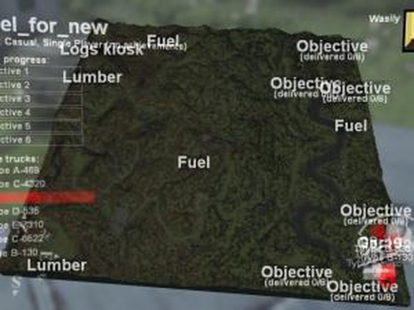 Карта «Горные ручьи»версия 1 для SpinTires (v03.03.16)