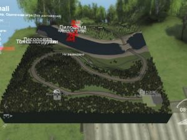 Карта «Речка Кристальная»версия 1.0 для SpinTires (v03.03.16)