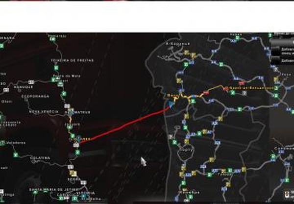 Дорожное сообщение EEA - Испанияверсия 1.45 для Euro Truck Simulator 2 (v1.45)