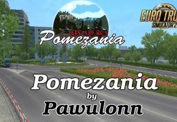 Pomezania Mapверсия 1.4.1 для Euro Truck Simulator 2 (v1.46.x)