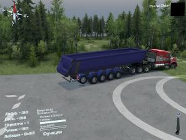 Semi-trailer dump truckверсия 1.1 для SpinTires (v03.03.16)
