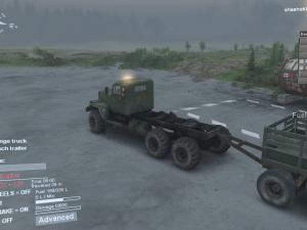 Стопор передней телеги на дефолтных прицепахv1.0 для SpinTires (v03.03.16)