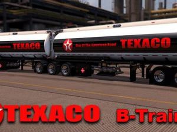 Скины компании Texaco для B-Train Tankersv1.0 для American Truck Simulator (v1.6.x, - 1.38.x)