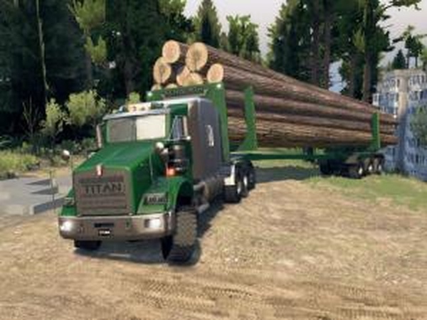 Kenworth T800 RS «Titan»версия 1 для SpinTires (v03.03.16)