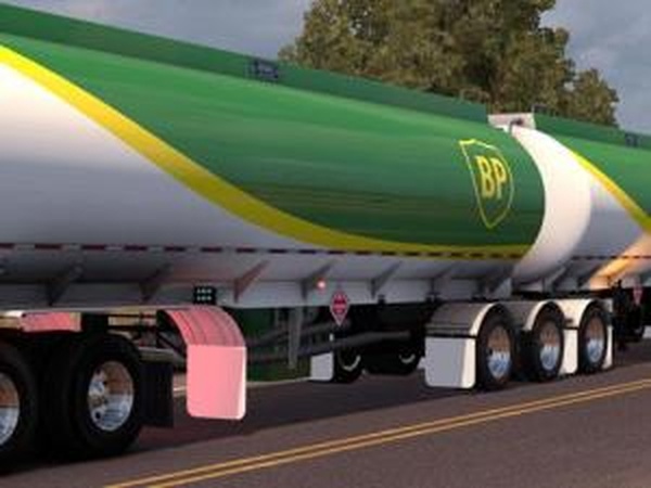 Скины компании BP для B-Train Tankersверсия 1.0 для American Truck Simulator (v1.6.x, - 1.38.x)