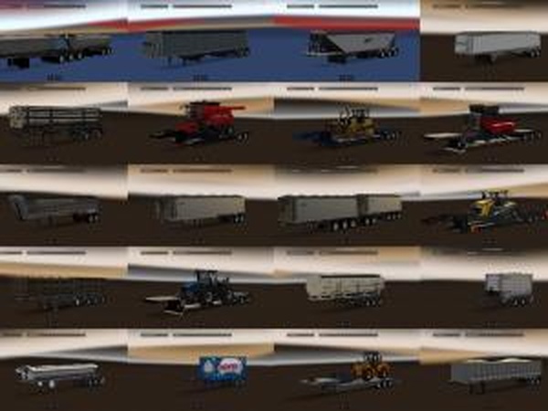 Trailer Packверсия 1.0 для American Truck Simulator (v1.6.x, - 1.30.x)