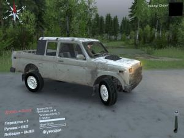 ВАЗ-2329 LADA 4x4 Pickupверсия 1.0 для SpinTires (v03.03.16)