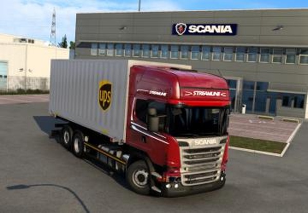 Swap Body Addon for Scania Mega Modверсия 1.0 для Euro Truck Simulator 2 (v1.45.x, 1.46.x)