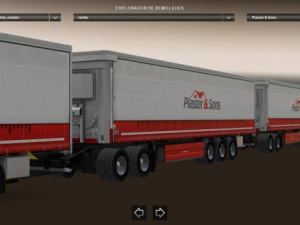 Trailer Double Trifull Schwarzmüllerверсия 1.0 для American Truck Simulator (v1.6.x, - 1.31.x)