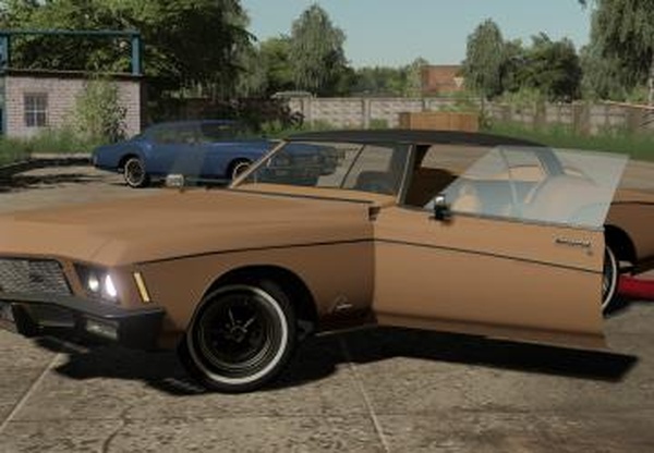 Buick Riviera Coupe 1971версия 1.0.0.0 для Farming Simulator 2019 (v1.7.x)