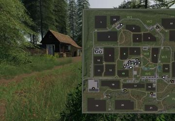 Карта «Dreisternhof»версия 1.0.0.6 для Farming Simulator 2019