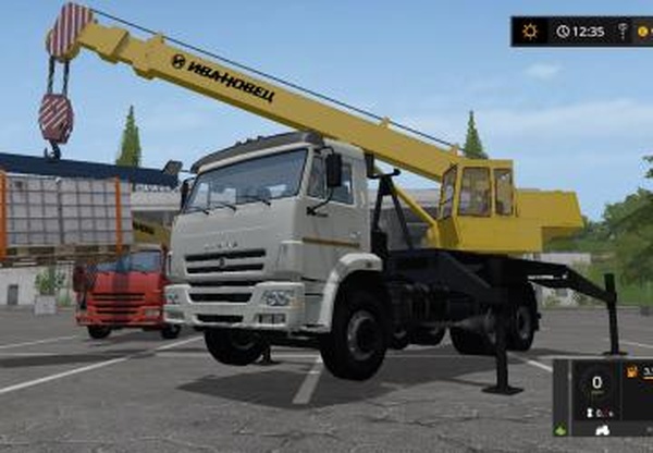 КамАЗ-6520-73 Автокранверсия 1.0 для Farming Simulator 2017 (v1.5.3.x)