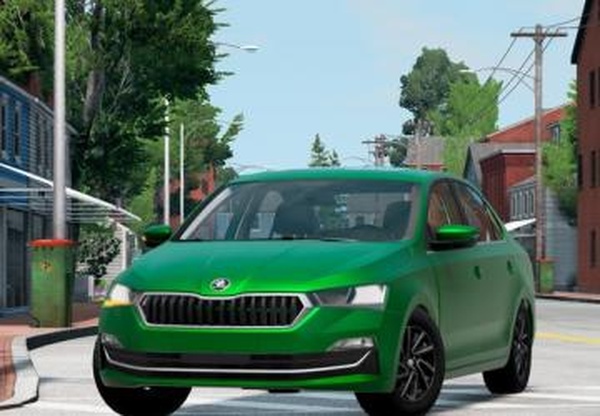 Skoda Rapid 2020версия 1 для BeamNG.drive (v0.24)