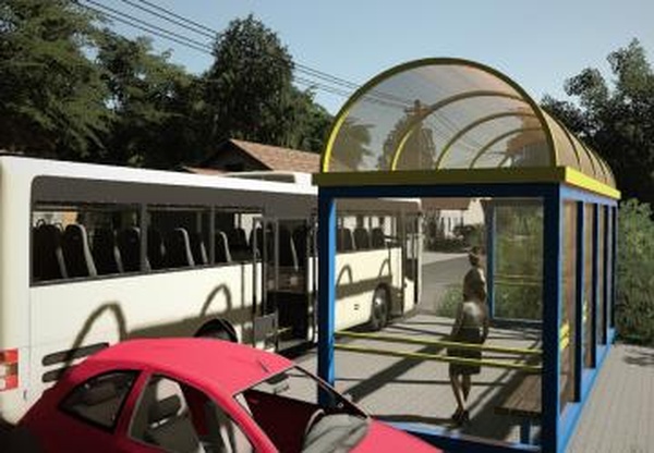 Polish Bus Stopверсия 1.0.0.0 для Farming Simulator 2019 (v1.7.x)