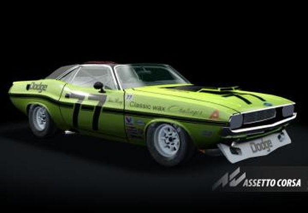 Dodge T/A Challengerверсия 1.0 для Assetto Corsa