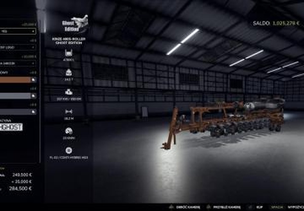 Kinze 4905 with rollerверсия 1.0.0.1 для Farming Simulator 2025