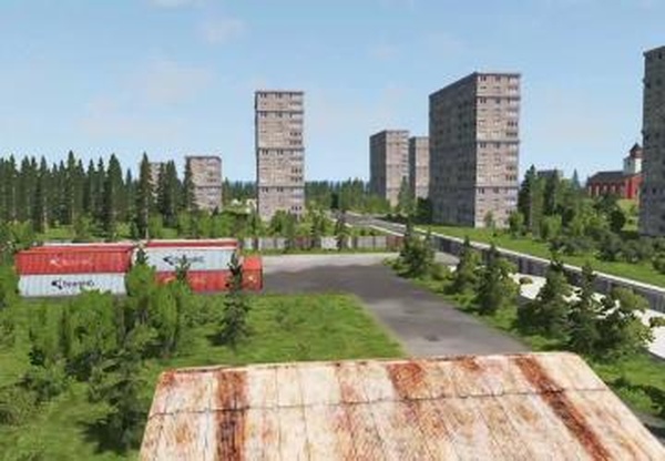 Карта «Countryside in Poland»версия 2.1 Fix для BeamNG.drive