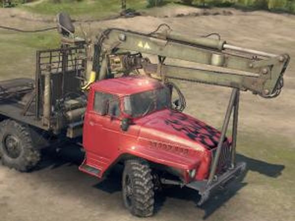 Скин Урал-4320 «Черный огонь»версия 0.1 для SpinTires (v03.03.16)