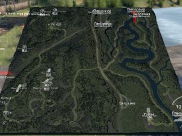 Карта «Делянки»версия 1.0 для SpinTires (v03.03.16)