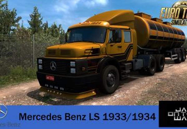 Mercedes-Benz LS 1933 - 1934версия 25.10.22 для Euro Truck Simulator 2 (v1.45.x)