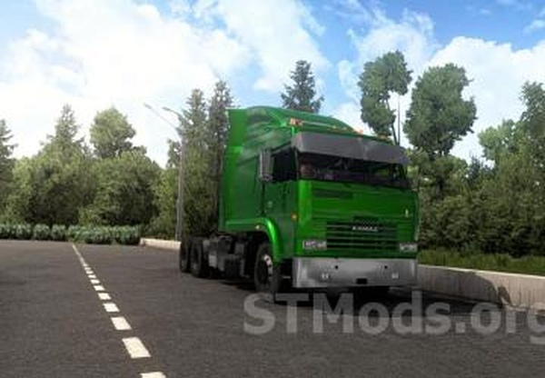 КамАЗ 6460 Турбо Америкаверсия 1.0 для Euro Truck Simulator 2 (v1.41.x-1.45.x)