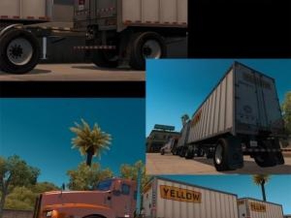 Double Box Trailerверсия 24.06.17 для American Truck Simulator (v1.6)