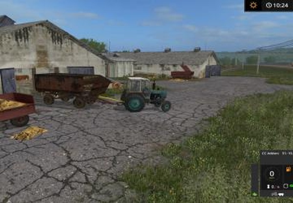 Кормораздатчик КТУ-10версия 2.0 для Farming Simulator 2017 (v1.5.x)