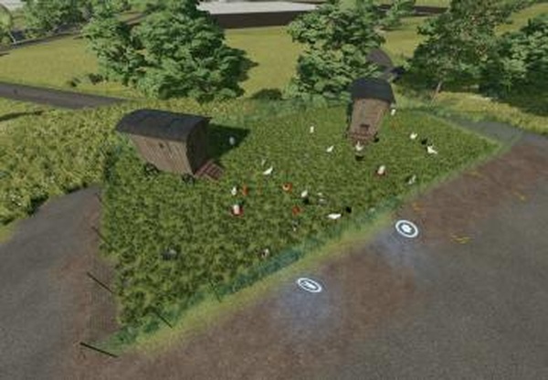 Large Outdoor Chicken Coopверсия 1.1.0.0 для Farming Simulator 2022