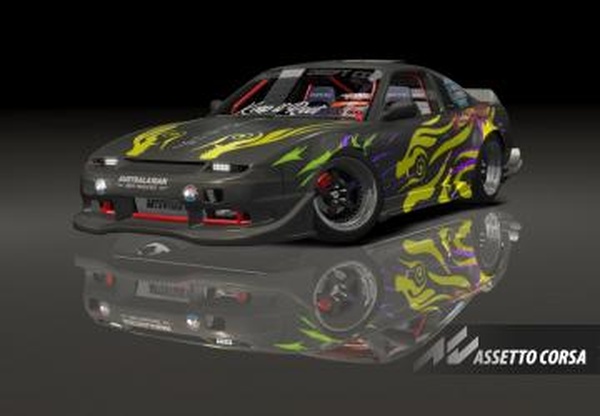 ADC Nissan 180SXверсия v1.0 для Assetto Corsa