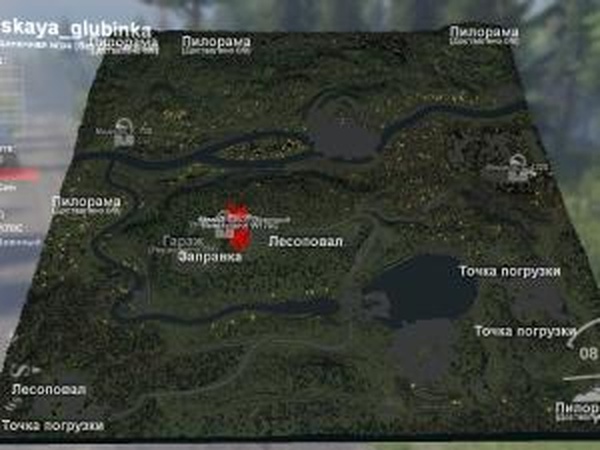 Карта «Русская глубинка»версия 1.0 для SpinTires (v03.03.16)