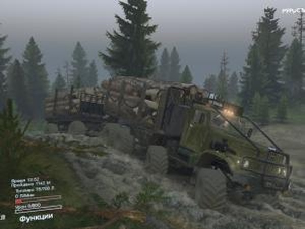 Краз 8x8 «Witches»версия 1.2 для SpinTires (v03.03.16)