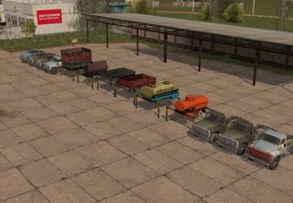 Пак ГАЗ 52-53версия 1.0 (19.02.18) для Farming Simulator 2017 (v1.5.x)