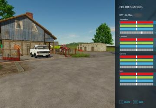 Color Grading Editorверсия 1.0.0.0 для Farming Simulator 2022