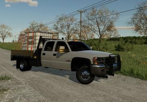 GMC Sierra 3500 FlatBed 2003версия 1.0.0.0 для Farming Simulator 2022