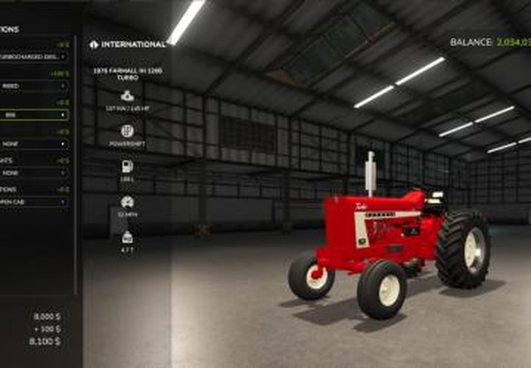 1967 Farmall IH 1206версия 1.0.0.6 для Farming Simulator 2025